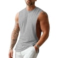 thumbnail image 2 of Gamivast Men's Muscle Tank Tops Sleeveless Workout Shirt Loose Fit Lightweight Athletic Gym Shirt Breathable Casual Training Top for Fitness Summer Wear, 2 of 5