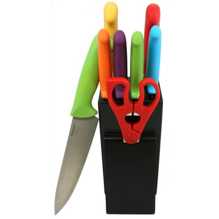 Gibson Colorsplash 9pc Ferrisburg Knife Set