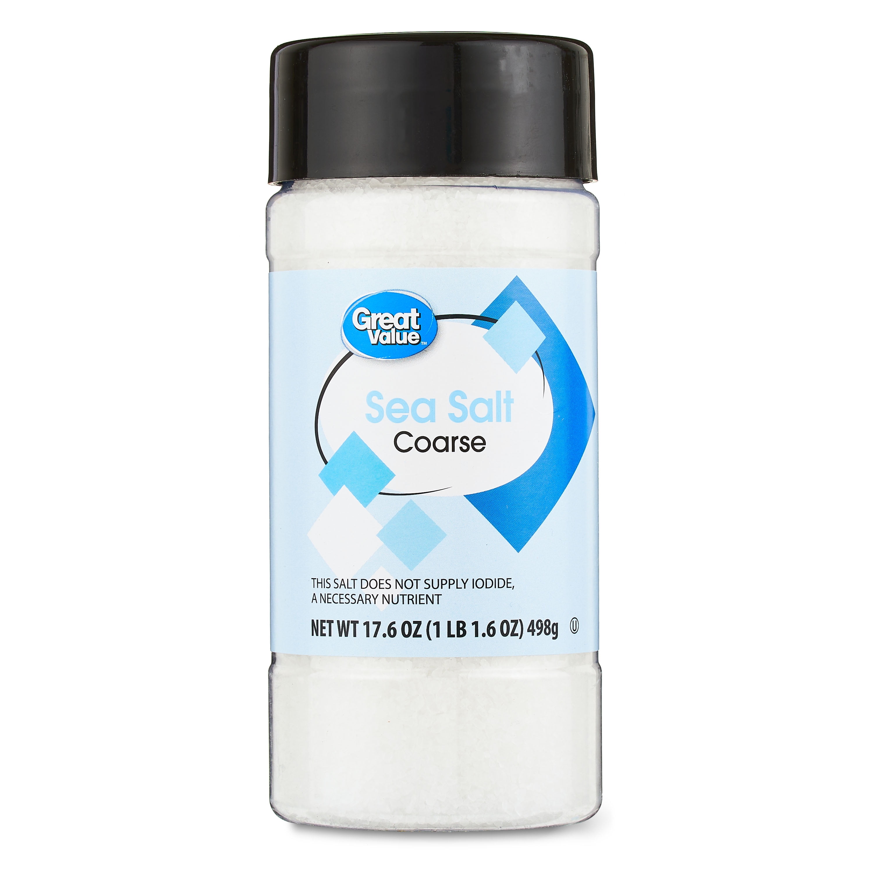 Great Value Coarse Sea Salt, 17.6 oz