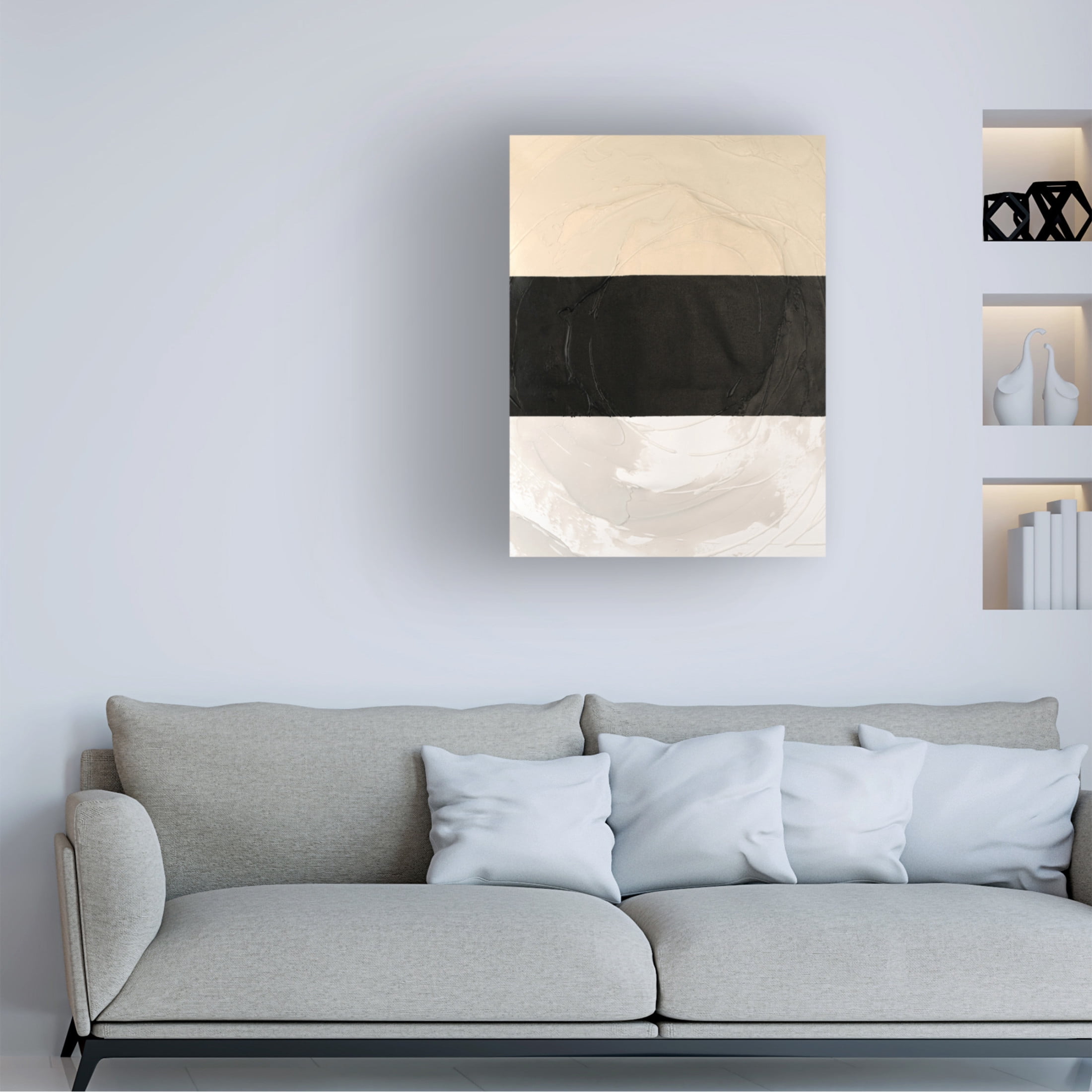 Canvas Wall Art - Vanna Lam 'Triennial II' Wall Art for Living Room, Bedroom, or Office Décor by Trademark Fine Art - 18 x 24 Inches