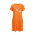 thumbnail image 4 of Vêtements de Nuit Grande Taille pour Femmes, Chemise de Nuit à Manches Courtes pour Femmes, Robe de Nuit Douce et Respirante, Robe Décontractée Confortable, 4 of 6