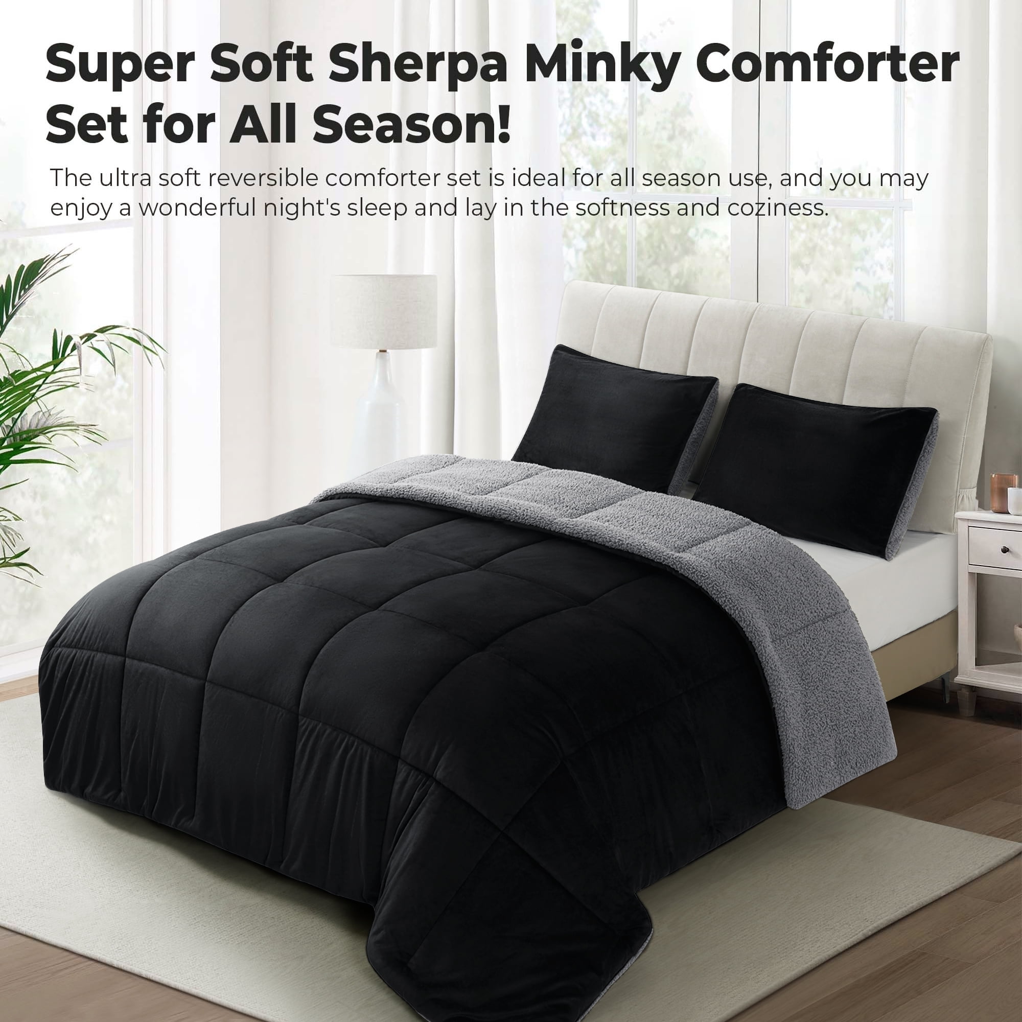 Minky comforter king sale