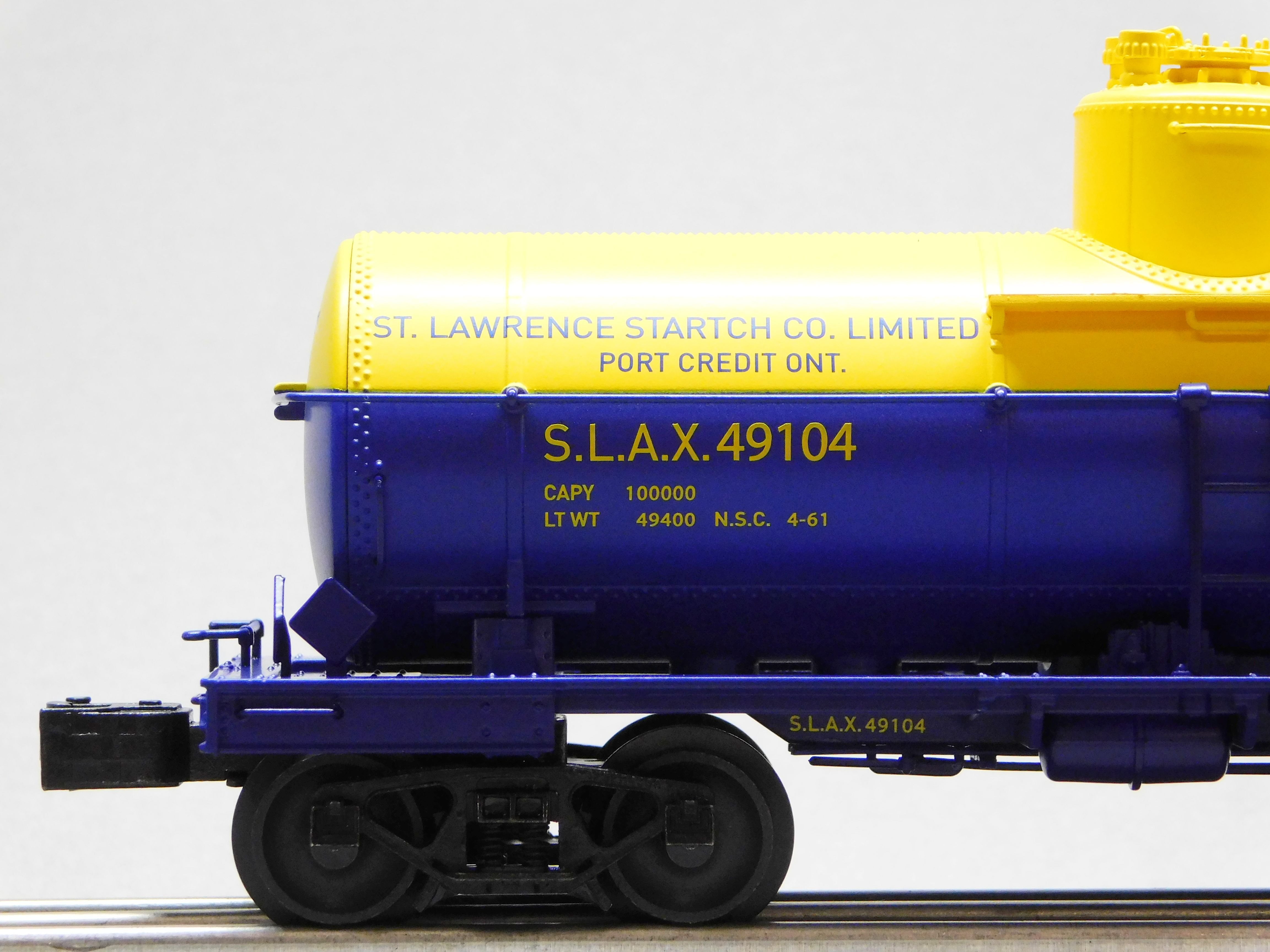 LIONEL ST LAWRENCE STARCH #49104 8K GALLON TANK CAR 2426570