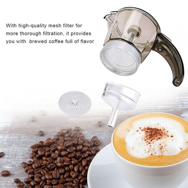Qiilu Coffee Percolator Stovetop Maker Large Capacity Electric