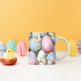 thumbnail image 3 of EUDIDV Decorative Ceramic Mug Easter Rabbit Bunny Ceramic Coffee Mark Cup Tea Water Cup New Style Mug 350ml Bunny Easter Ceramic Coffee Mark Mug Large Ceramic Mug, 3 of 4