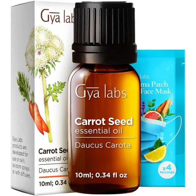 Aceite Esencial de Semilla de Zanahoria Gya Labs 10 ml Puro