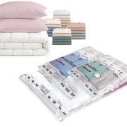 MagicBag Variety Pack Vacuum Storage Bags, 6 Pack Flat Compression Bags for Clothing & Bedding, Space Saving & Airtight