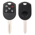 thumbnail image 4 of Llave de coche Jadeshay Control remoto sin llave 5 botones Negro ABS, 4 of 8
