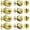 4, variant on Door Knob and Single Cylinder Deadbolt Lock Set, Polished Brass Front Door Handle and Deadbolt,Keyed Alike Reversible Deadbolt and Knob Set, Exterior Door Lock Set with Deadbolt,4Pack