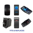 thumbnail image 6 of OZ-USA UTV Switch Cover | Side Lights | Standard Rocker Switch Size | Automotive, Boat, Utility, 6 of 6