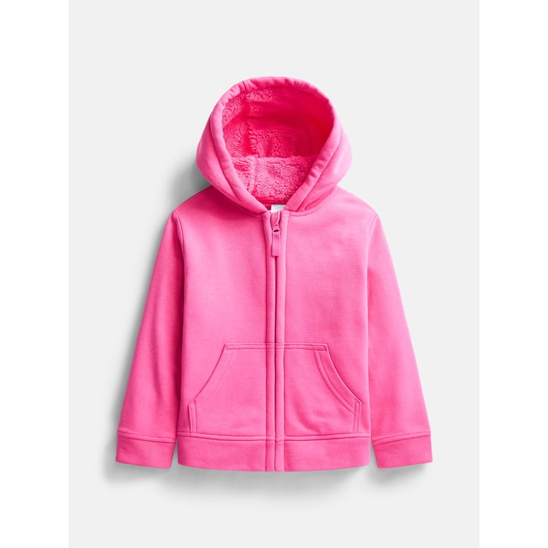 Wonder Nation Toddler Fleece-Lined Zip Hoodie, 12M-5T photo 1