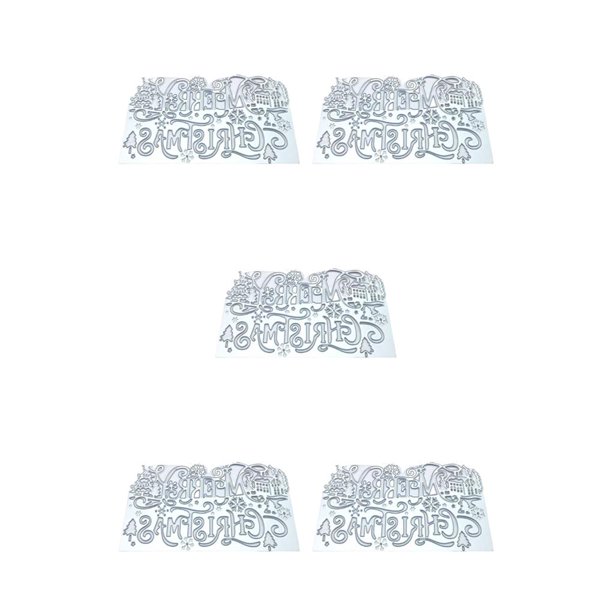Naiovety High Speed Steel Dies Mold Greeting Photo Album Stencil Crafting Mould Merry Card DIY Christmas Embossing Paper Template Type2