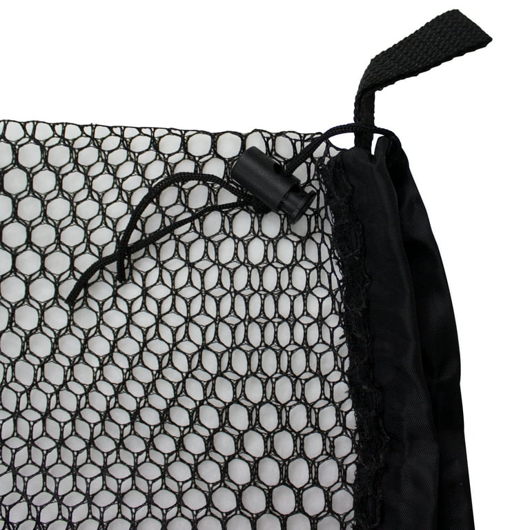 Mainstays Heavy Duty Black Polyester Mesh Laundry Bag with Carry Strap 24 x 36 Walmart