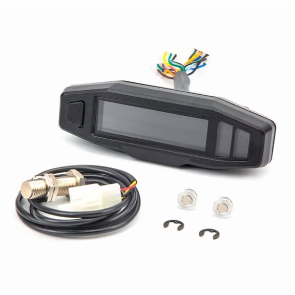 ZPAQI Stroke Tachometer LED Digital Display Gasoline Engine Tacho Hour Meter Gauge