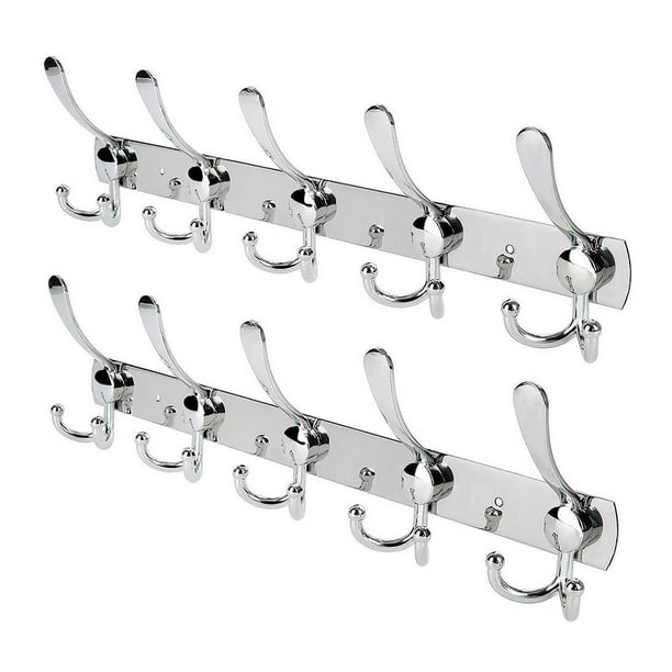 Perchero Plegable De Acero Inoxidable Para Pared Ahorra Espacio