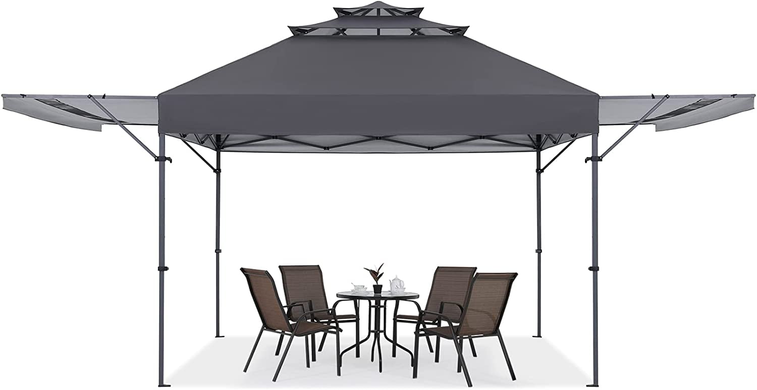 10x17 Instant Canopy Tent 3Tier Pop Up Canopy with Ventilation and