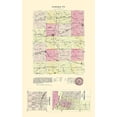 thumbnail image 2 of Everts 13x18 Gold Ornate Wood Framed with Double Matting Museum Art Print Titled - Nemeha Kansas - Everts 1887, 2 of 4
