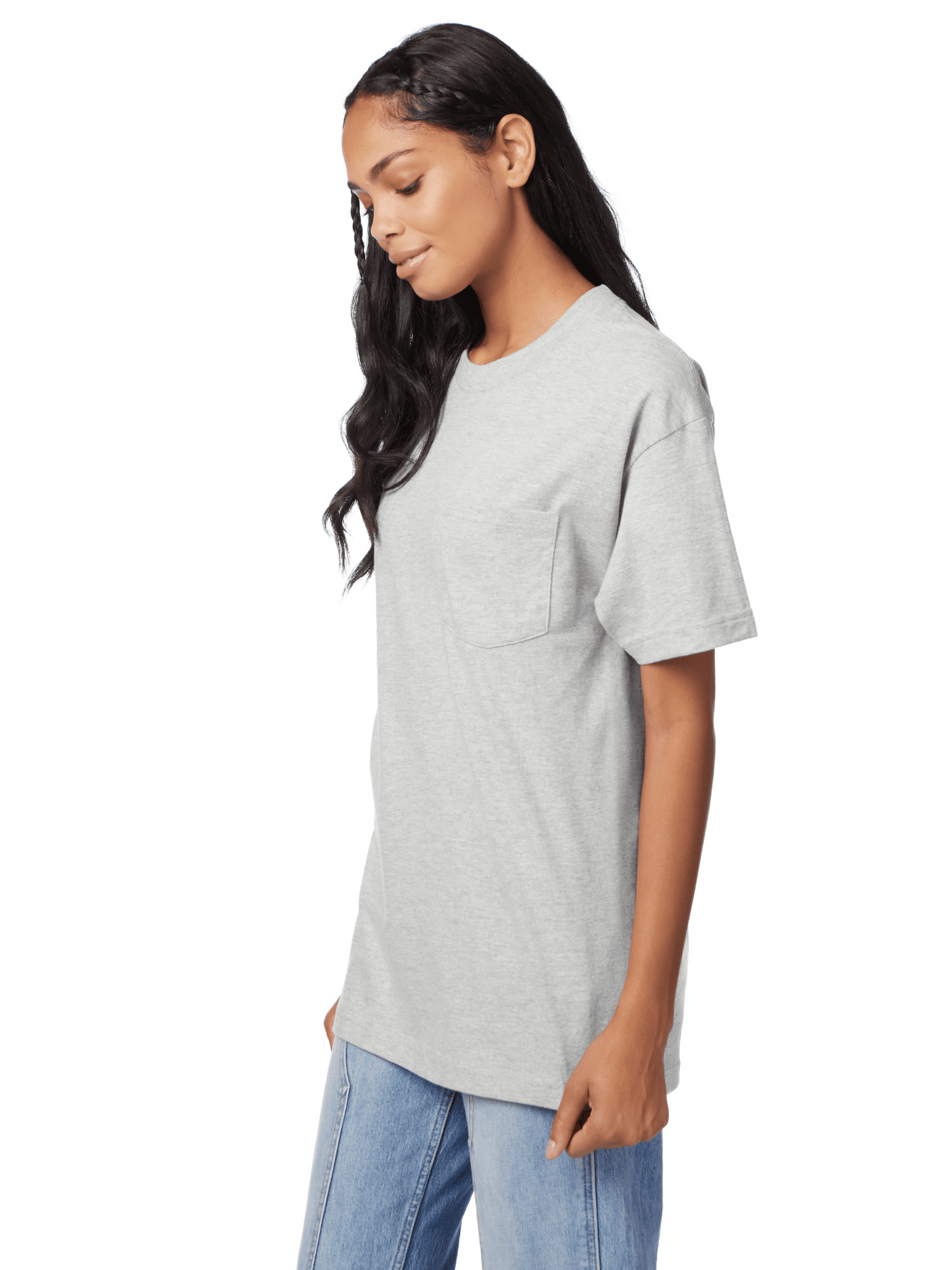 Hanes Men's Beefy-T Unisex Pocket T-Shirt, Sizes S-3XL - Walmart.com