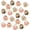 (Set of 20) Cats in a Cup, variant on Nature Charms for Jewelry Making Enamel Pendants, (Set of 20) Strawberries