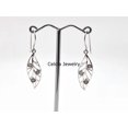 thumbnail image 3 of Solid 925 Sterling Silver Dangle Teardrop Earrings For Women, Natural Labradorite Round Gemstone Unique Handcrafted Earrings For Her, 3 of 4