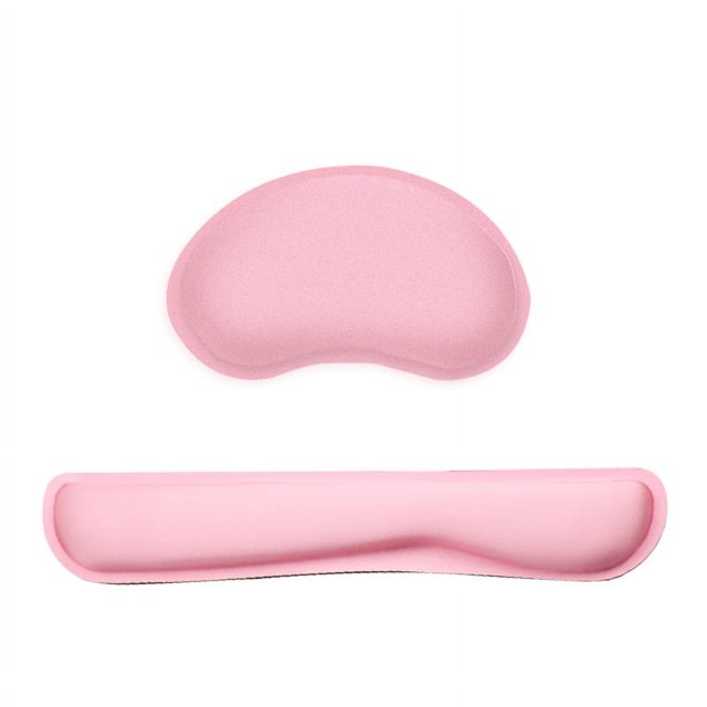 ZHAOCHENG Almohadilla de reposamuñecas de cuero de PU lavable de una sola pieza, soporte de cojín de muñeca de ratón ampliado para oficina, juegos, computadora, computadora portátil, cómodo, duradero,