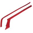 thumbnail image 4 of ABS Red Carbon Fiber Middle Outlet Cover Trim Decor Sticker for 10Th Gen 2016 2017 2018 2019(RHD), 4 of 5