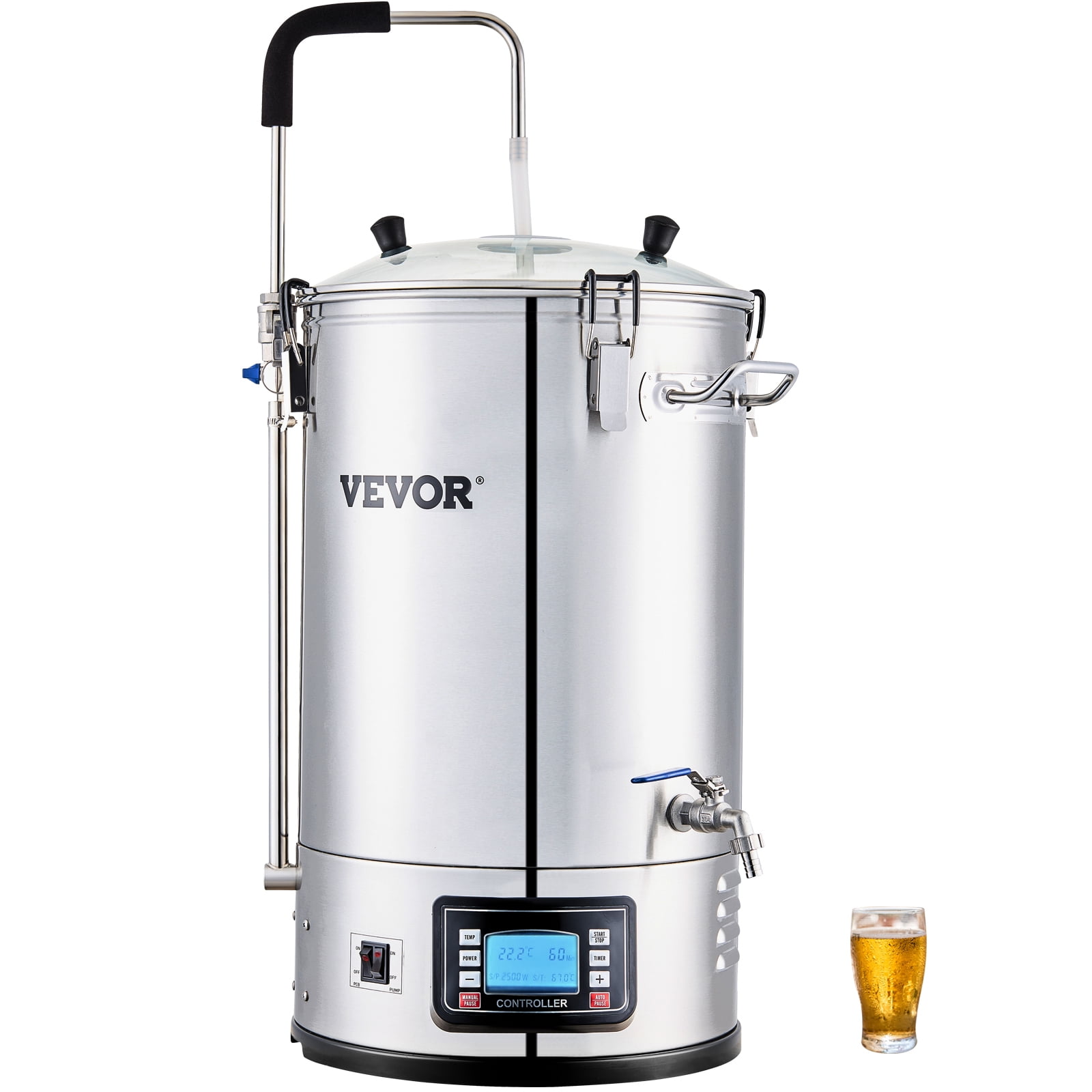 VEVOR Electric Brewing System, 8Gal/30L, AllinOne Home Beer Brewer