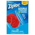thumbnail image 3 of Ziploc Brand Freezer Bags Mega Pack, Quart, 75 Count, 3 of 8