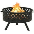 thumbnail image 4 of vidaXL Fire Pit with Poker 26.8" XXL Steel, 4 of 7