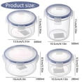 thumbnail image 3 of XIPYYKM 1-Piece Overnight Oats Container with Lid - 17 oz Plastic Container with Lid - Oatmeal Container to go | Portable Cereal and Milk Container on the go | Airtight Snap Lock Storage Jars, 3 of 9