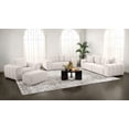 thumbnail image 2 of Burnett 4-piece Chenille Upholstered Sofa Set Ivory, 2 of 15