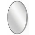 thumbnail image 4 of Infinity Instruments Adara Silver Round Modern 24-inch Wall Mirror, 4 of 7