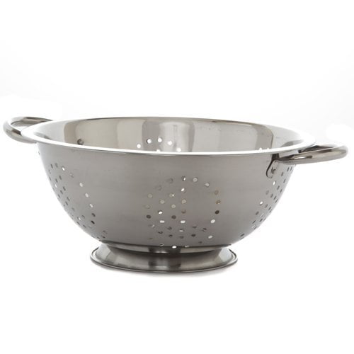 YBM Home Stainless Steel Colander with Handles for Straining, Steaming