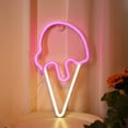 thumbnail image 3 of Batería de helado YAOZHOU decorativa con luz de neón USB, 3 of 7