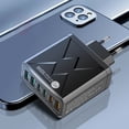 thumbnail image 1 of Cargador USB PD 55W, cargador de pared para teléfono móvil con 6 puertos para iPhone 15 14 13, 1 of 8