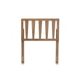 thumbnail image 2 of Baxton Studio Duncan Modern and Contemporary Ash Walnut Finished Wood Twin Size Headboard, 2 of 5
