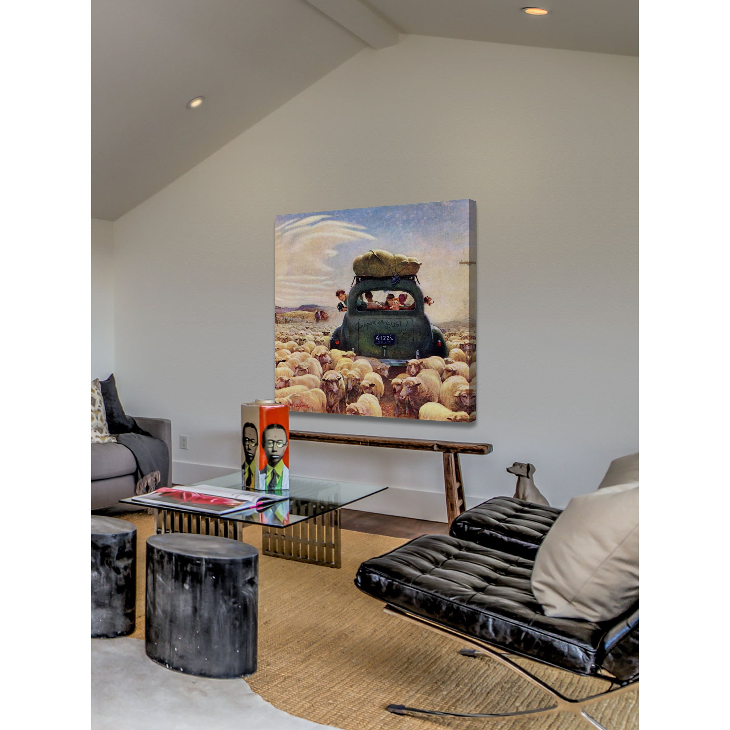 Marmont Hill "Oregon or Bust" by John Clymer Painting Print on Canvas