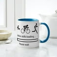 thumbnail image 6 of CafePress - Triathlon Skills Loading... Plea - 11 oz Ceramic Mug - Novelty Coffee Tea Cup, 6 of 6