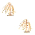 thumbnail image 4 of Decodeary Exquisite Tree Decoration - Good Wishes And Meaningful Home Or Office Ornament Safe Tree Desktop Yellow 2Set, 4 of 6