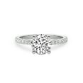thumbnail image 3 of 5 Carat IGI Certified Round Shape Lab Grown Diamond Engagement Ring | 14K White Gold |Emily Eternity Diamond Ring | FG-VS1-VS2 Quality Friendly Diamonds, 3 of 6