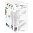 thumbnail image 3 of Cree Lighting A19 60W Equivalent LED Bulb, 815 lumens, Dimmable, Soft White 2700K, 25,000 hour rated life, 90+ CRI, Good for Enclosed | 2-Pack, 3 of 6