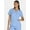 Blue, variant on Women's Wrap Front Scrub Top, Sizes Xs-Xxxl