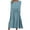 Sky Blue, variant on Fesfesfes Women Dress Fall And Winter Casual Round Neck Long Sleeve Folding Solid With Pocket Dresses Under $10