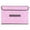 Pink, variant on Storage Bins with Zipper Lid Storage Boxes with Handles Foldable Lidded Non Woven Fabric Home Cubes Baskets Closet Clothes Organizer Containers