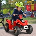 thumbnail image 4 of Infans 6V Kids Electric Quad ATV 4 Wheels Ride On Toy for Toddlers Forward&Reverse Red, 4 of 7