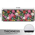 thumbnail image 5 of Kitchen Rugs Sets Of 2,Pioneer Flower Floral Print Pattern Anti Fatigue Kitchen Mat Rugs Non Slip Washable,Decorative Kitchen Floor Mats for Kitchen,Sink,Laundry,17"x47"+17"x47", 5 of 5
