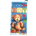 thumbnail image 2 of Blue Teddy Bear Banner Flag - It's A Boy Plant Stake Banner Flag, 2 of 4