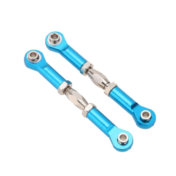 2x Repuestos de Aluminio Azul Servo Enlace Para Hsp Rc 1:10 Piezas para Coche