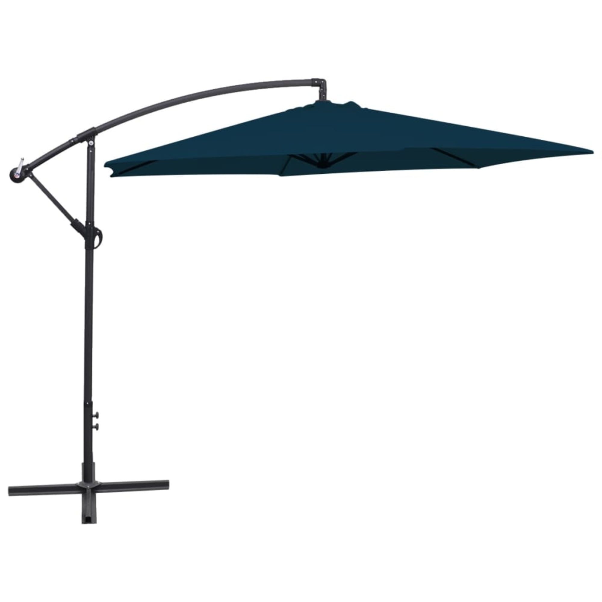 vidaXL Cantilever Umbrella 118.1" 3 UV Cover Parasol Garden Walmart.com