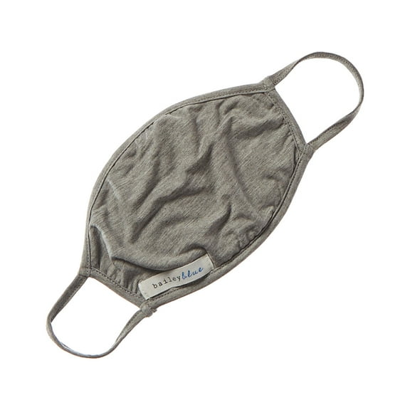 Bailey Blue Cloth Face Mask, os, Gray